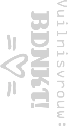 Vuilnisvrouw bedankt