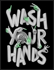 Wash your hands design
