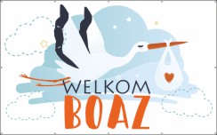Welkom geboorte jongen